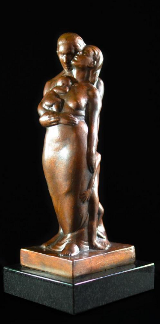 Alexander Weygers Sculpture, "Family"
